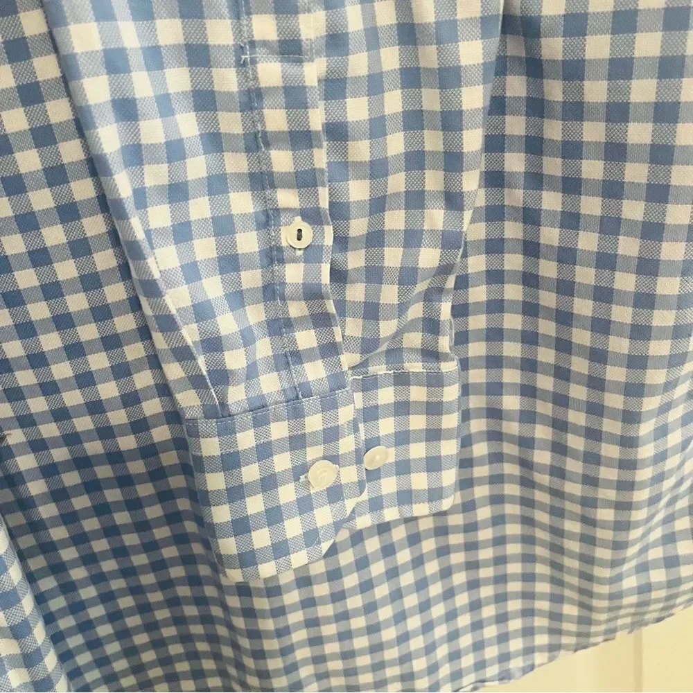Classic Blue Gingham Dress Shirt